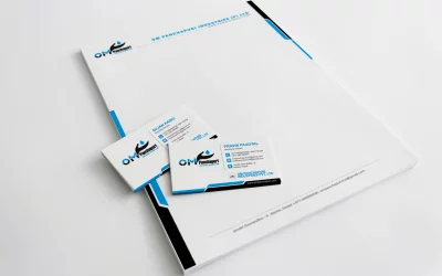 Letter head design with Business Card